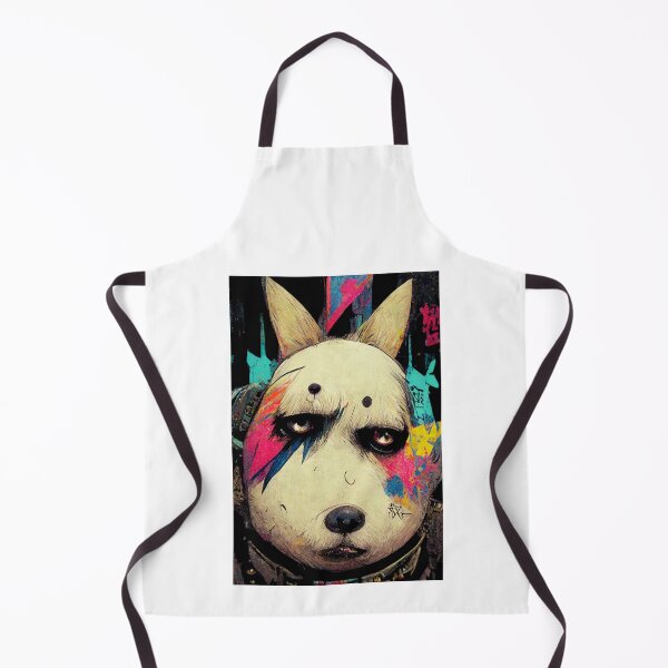 Item preview, colorful graffiti bored dog designed and sold by keyd-studio.
