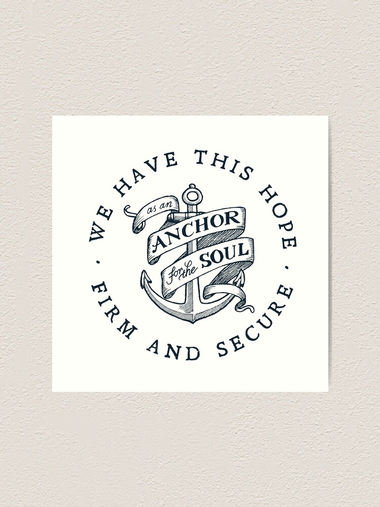 Hebrews 6:19 Anchor For the Soul Large Wirebound Journal