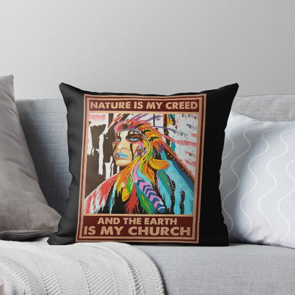 Item preview, Nature Is My Creed And The Earth Is My Church Hippie Native American designed and sold by severojuaireg66.