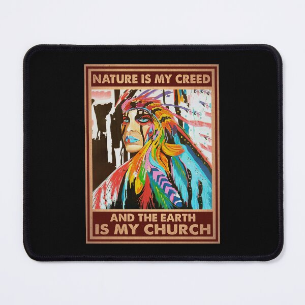 Item preview, Nature Is My Creed And The Earth Is My Church Hippie Native American designed and sold by severojuaireg66.