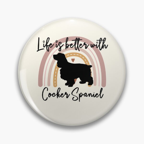 Artikelvorschau, Cocker Spaniel Dog Rainbow Aesthetic Boho entworfen und verkauft von rafaeltto.
