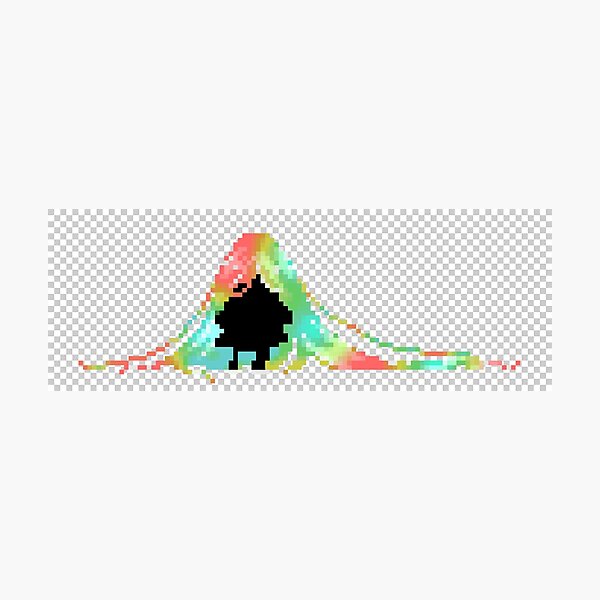 Pixelated Faceless Girl Photographic Print