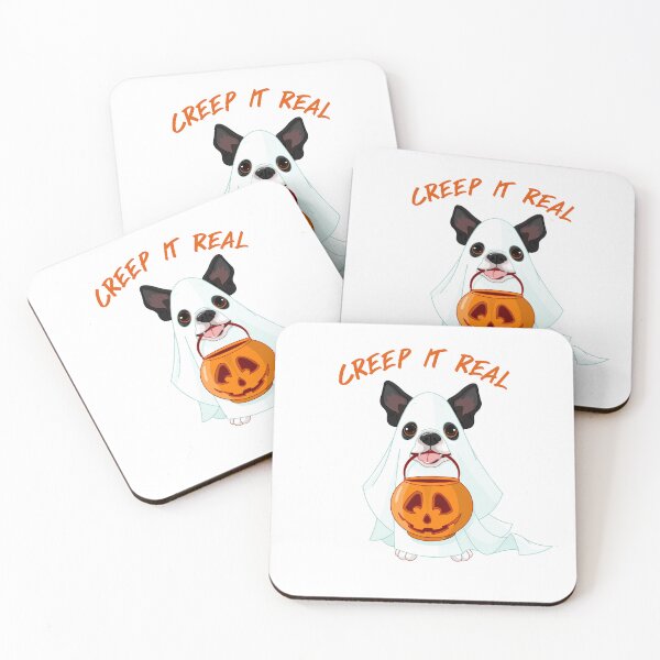 Item preview, Retro Halloween Creep It Real Graphic ,Halloween dog designed and sold by Shifa19.