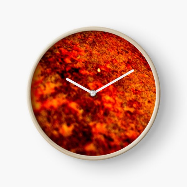 BURNT RUST Clock