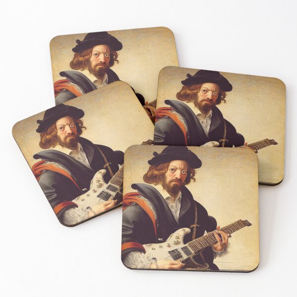 Item preview, Renaissance Guitarist designed and sold by ladarkepoque.