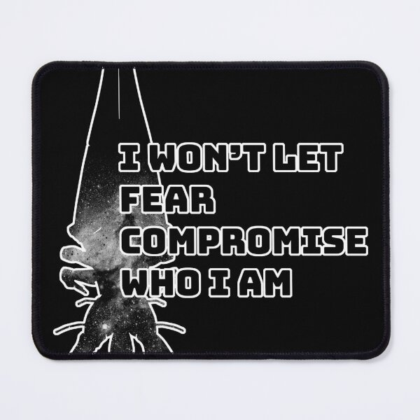 Item preview, i won't let fear compromise who i am | reaper sovereign paragon shepard effect | scifi gaming mass rpg gamer designed and sold by politeillusts.