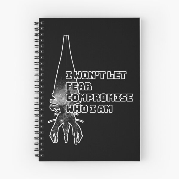 Item preview, i won't let fear compromise who i am | reaper sovereign paragon shepard effect | scifi gaming mass rpg gamer designed and sold by politeillusts.