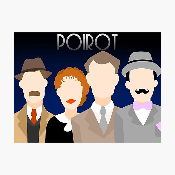 Minimalist Poirot Photographic Print