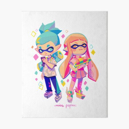 shiver splatoon 3 !! Art Board Print for Sale by d3lirlum