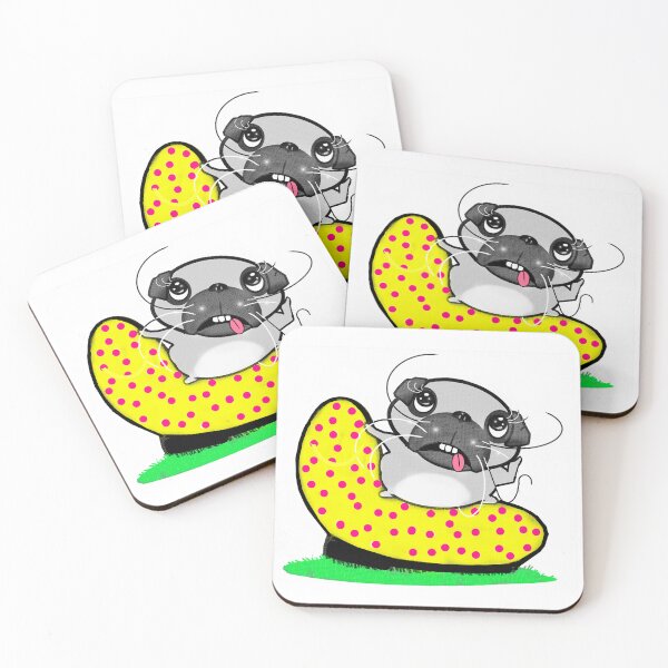 Item preview, Perro pug designed and sold by Shirley cute art .