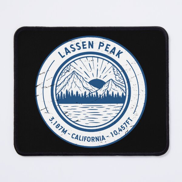 Item preview, Lassen Peak California | Hiking | Skiing designed and sold by KrisSidDesigns.