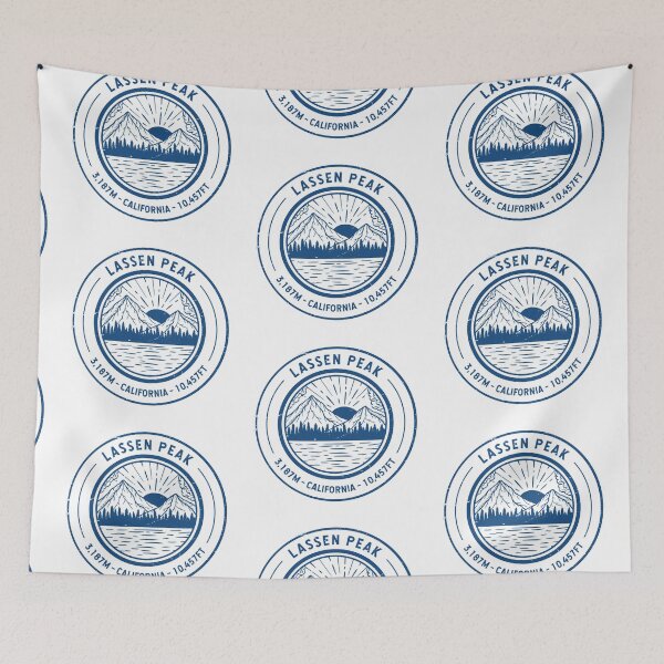Item preview, Lassen Peak California | Hiking | Skiing designed and sold by KrisSidDesigns.