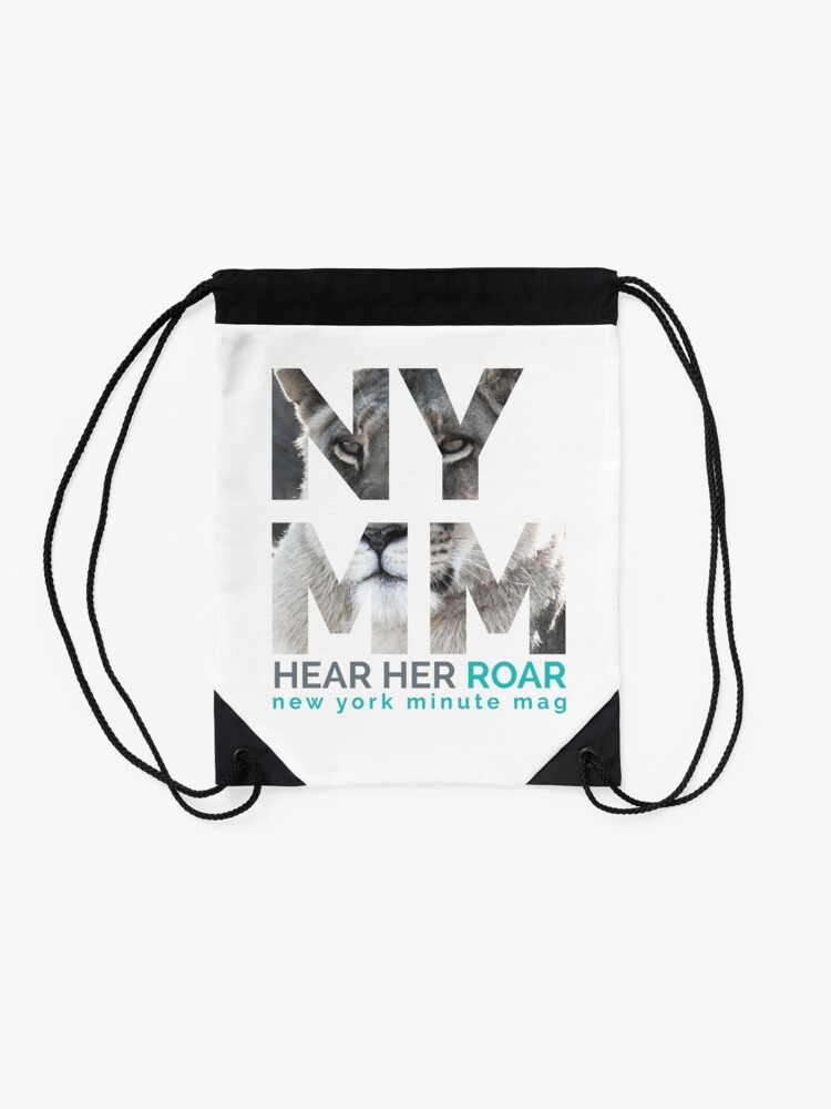 Alternate view of NYMM Lioness Drawstring Bag
