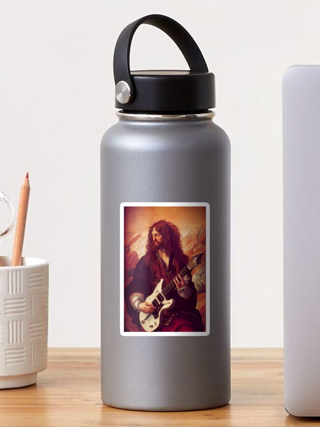 Thumbnail 1 of 3, Sticker, Guitarist designed and sold by ladarkepoque.