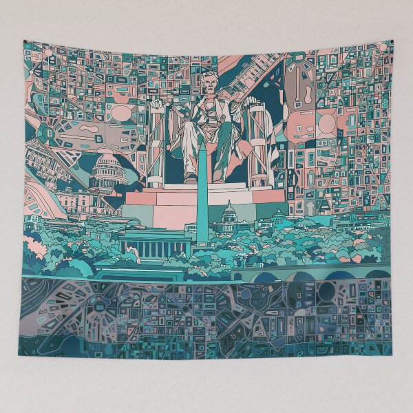 Item preview, washington dc designed and sold by BekimART.