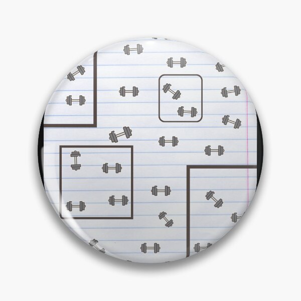 Item preview, Gym Dumbells on Paper designed and sold by Aleksa Kos.