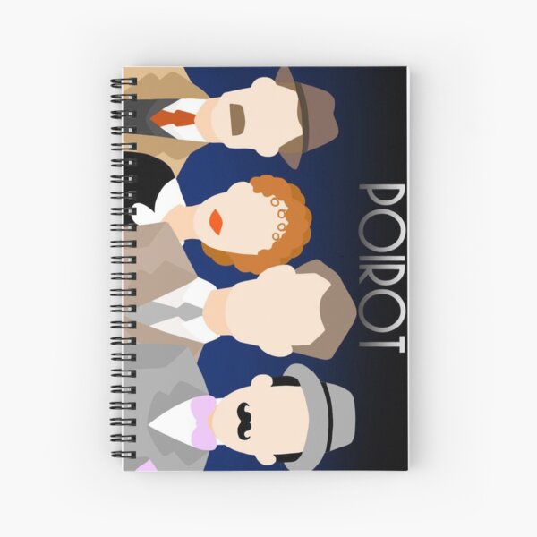 Minimalistischer Poirot Spiralblock