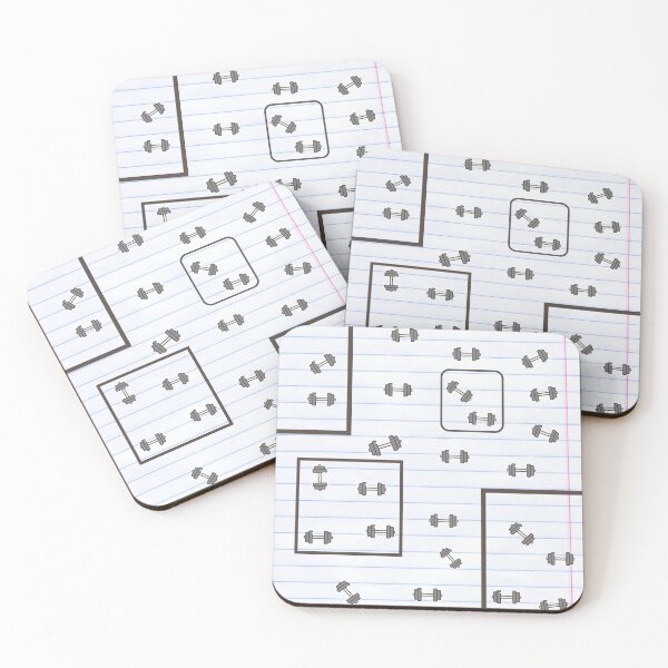Item preview, Gym Dumbells on Paper designed and sold by Aleksa Kos.