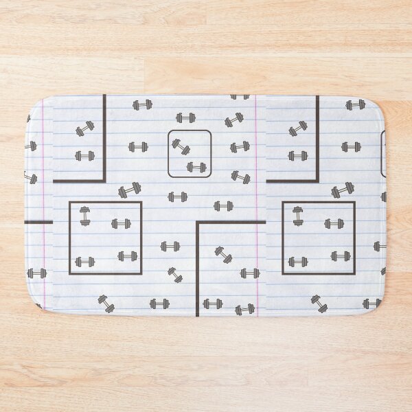 Item preview, Gym Dumbells on Paper designed and sold by Aleksa Kos.