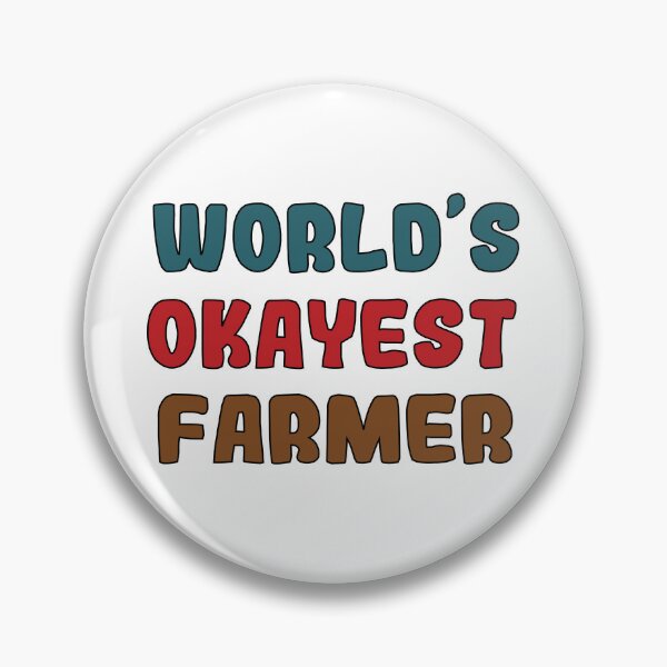 Item preview, world’s okayest farmer designed and sold by retro10.