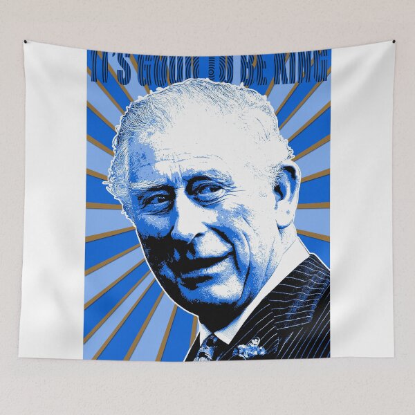 Item preview, It's Good to be King Version 3 - Blue designed and sold by Gary Hogben.