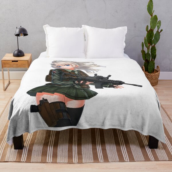 Aperçu de l'œuvre Sur Citations Militaire Anime Mignon Pistolet Facilité Ces Fan Les Garçons Filles créée et vendue par JasmineArmitArt.