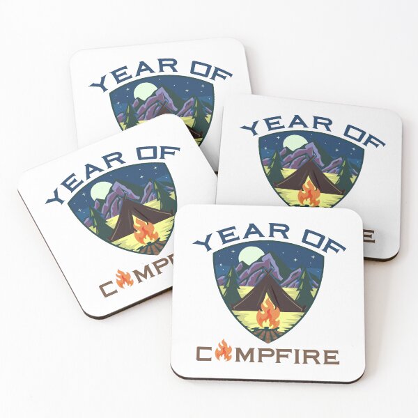 Item preview, Year of the Campfire Grilling Bon Fires Camper Summer Coals designed and sold by Zeus-Studio.