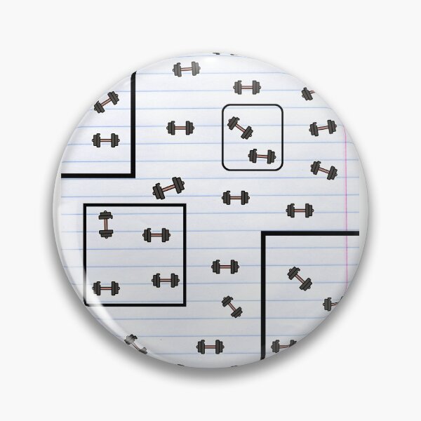 Item preview, Gym Dumbells on Paper designed and sold by Aleksa Kos.