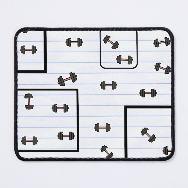 Item preview, Gym Dumbells on Paper designed and sold by Aleksa Kos.