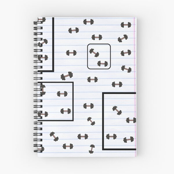 Item preview, Gym Dumbells on Paper designed and sold by Aleksa Kos.