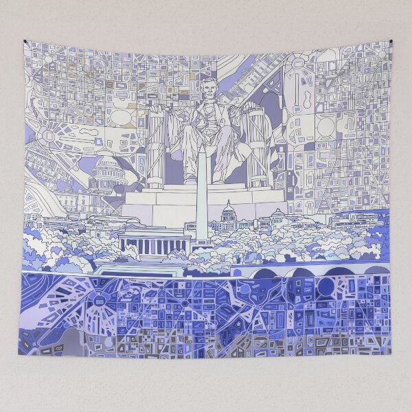 Item preview, washington dc designed and sold by BekimART.