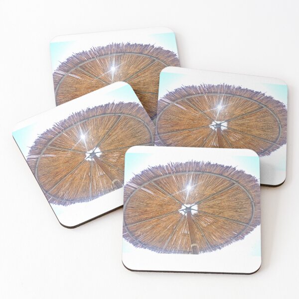 Item preview, Beach Umbrella Summer Vibes - Holiday in Greece designed and sold by GlutenFreeTee.