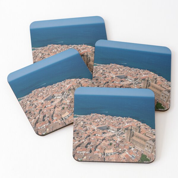 Item preview, Cefalu Aerial View, Sicily designed and sold by WorldScenery.