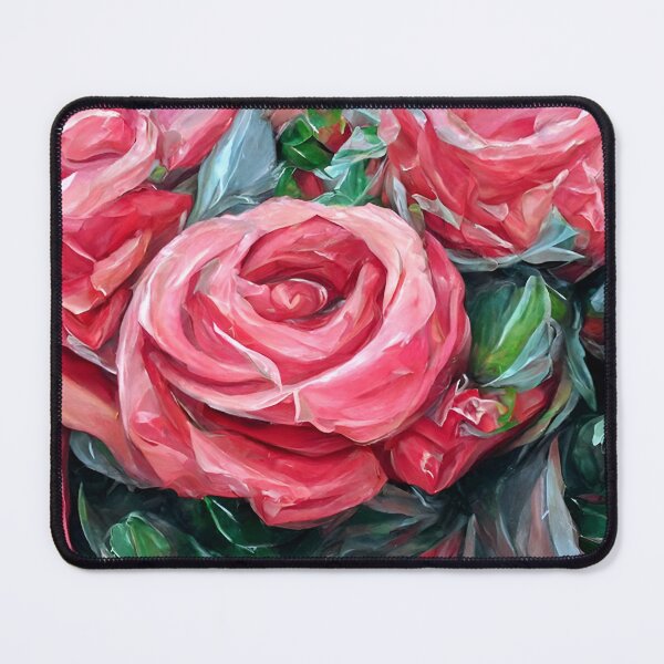 Item preview, Ruby Rose Bouquet | Abstract Floral Arrangement designed and sold by AyfuDesigns.