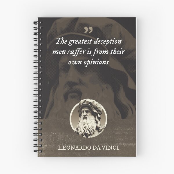 Item preview, Leonardo da Vinci - The greatest deception men suffer is from their own opinions designed and sold by Syahrasi.