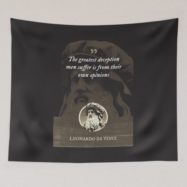 Item preview, Leonardo da Vinci - The greatest deception men suffer is from their own opinions designed and sold by Syahrasi.