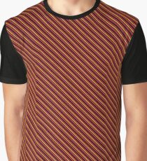 Stripes - Red and Gold Graphic T-Shirt