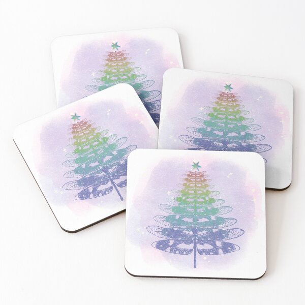 Item preview, Dragonfly Rainbow Christmas Tree designed and sold by ColdPhelps.