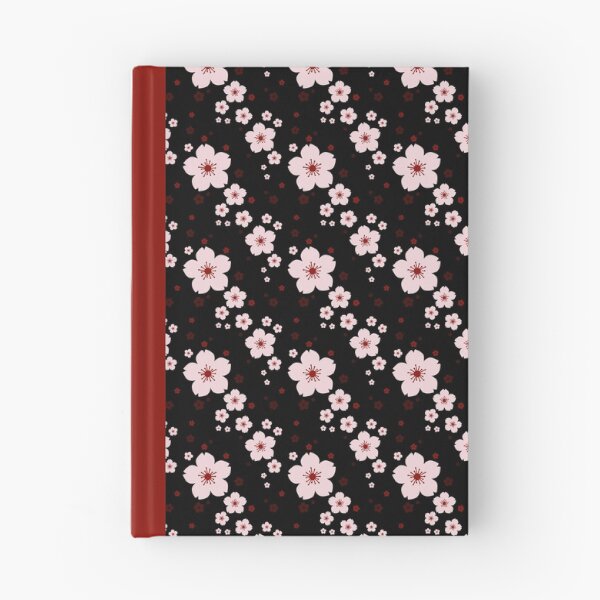Item preview, Sakura Falls in Pink on Black designed and sold by Sarinilli.