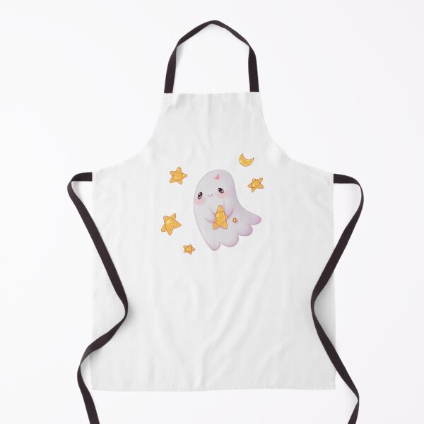 Item preview, Cute ghost putting up the stars designed and sold by Itsacuteart.