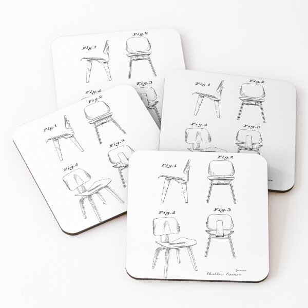 Item preview, Mid Century Eames Patent Drawings for DCW Molded Plywood Chair  designed and sold by Designs by Kool Kat.