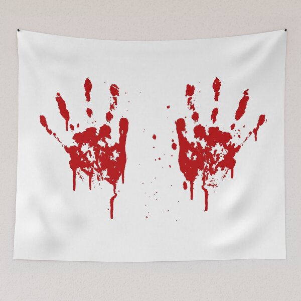 Aperçu de l'œuvre Bloody hands boobs créée et vendue par LaundryFactory.