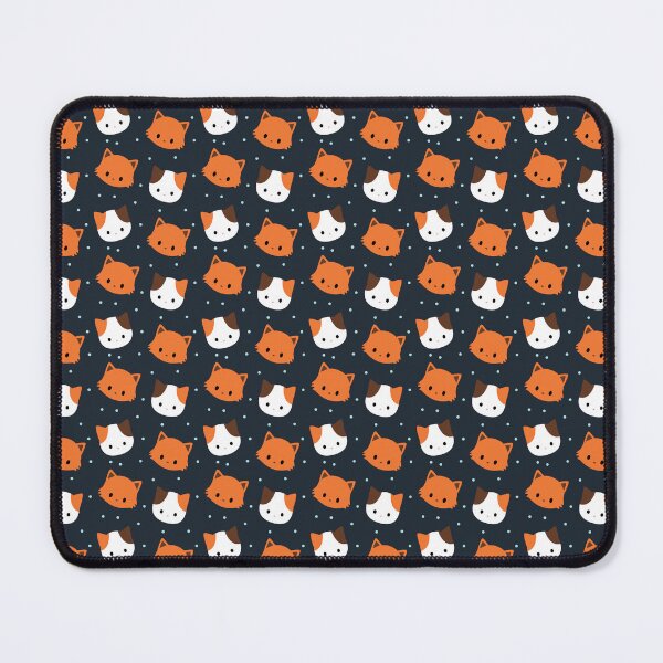 Item preview, Cute cat faces different cats pattern designed and sold by ClawverCat.