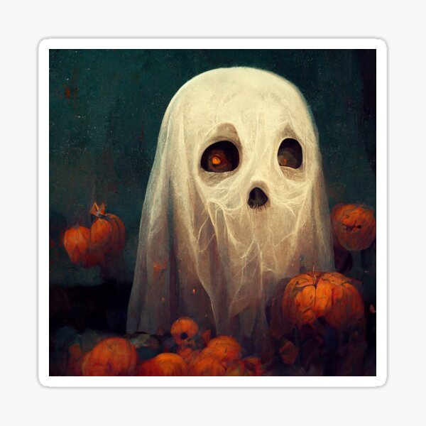 The Ghost is Nervous Sticker