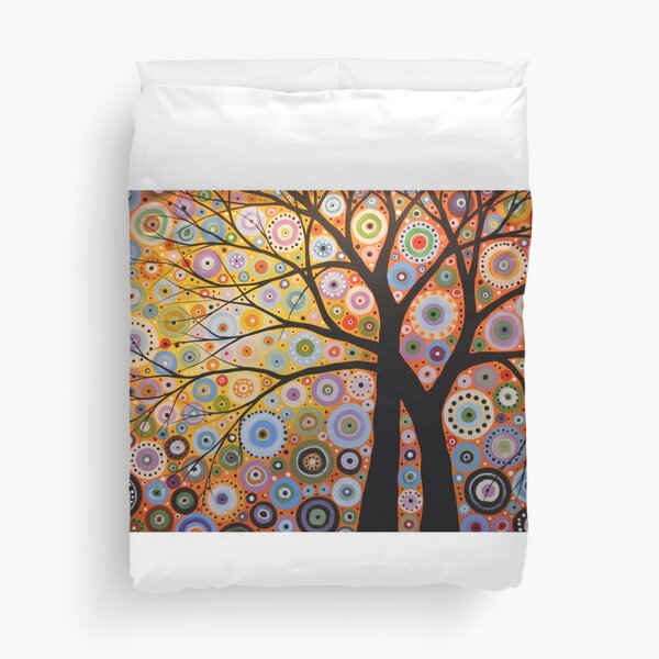 Item preview, Original painting abstract landscape art / Twin Desires designed and sold by AmyGiacomelli.