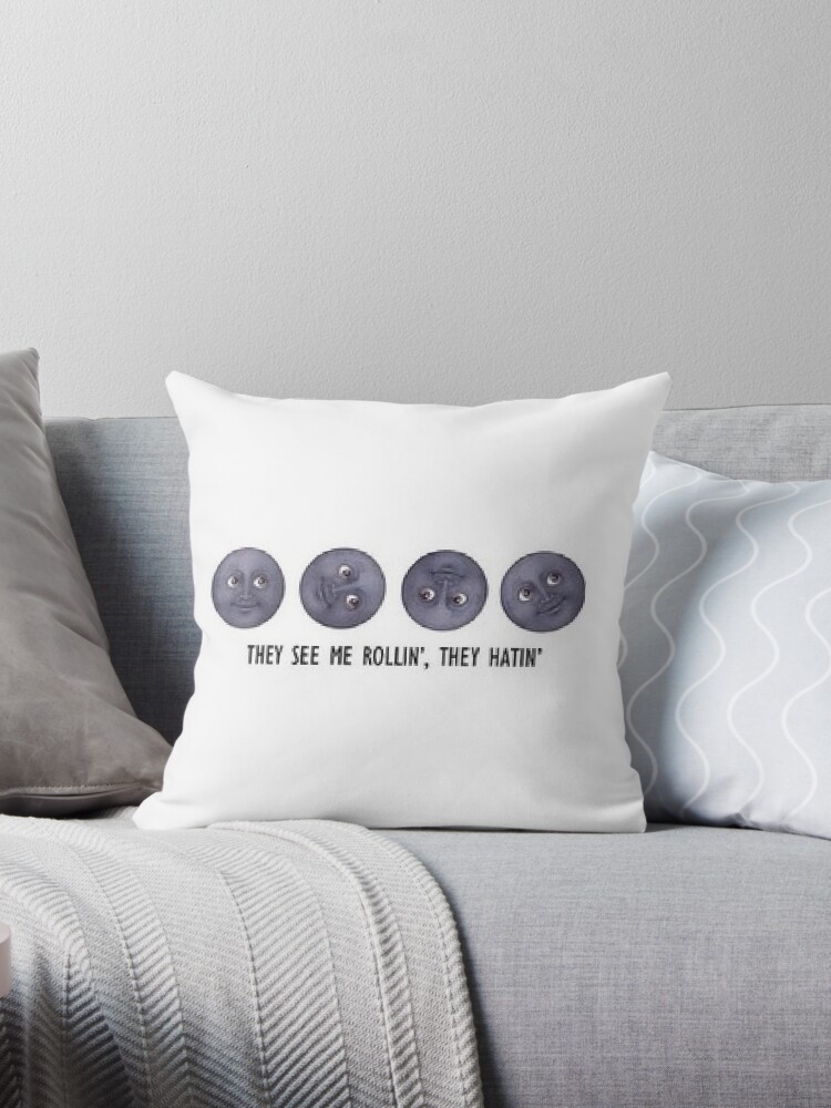 Moon 2025 emoji pillow