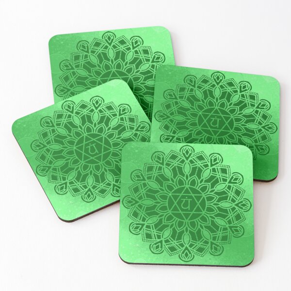 Item preview, Heart Chakra Green Mandala designed and sold by SoftCanBear.