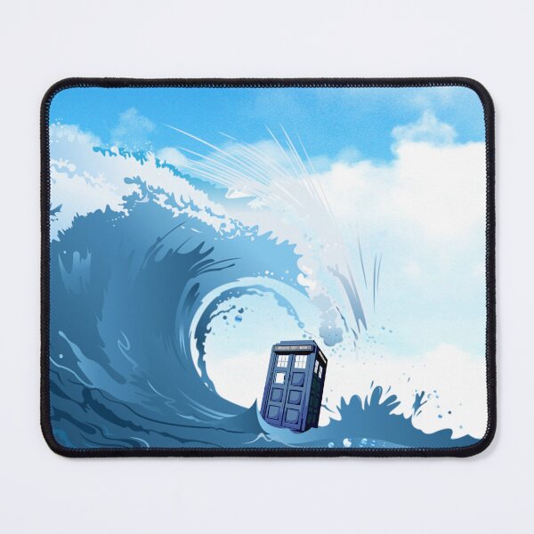Item preview, Great Wave And Blue Phonebox designed and sold by alifart.