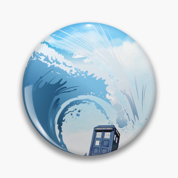 Item preview, Great Wave And Blue Phonebox designed and sold by alifart.