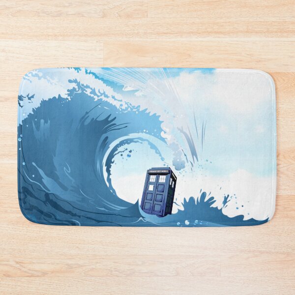 Item preview, Great Wave And Blue Phonebox designed and sold by alifart.